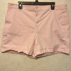 Two pair of Ladies “A New Day” Shorts. light pink and khaki. Both Size 18.